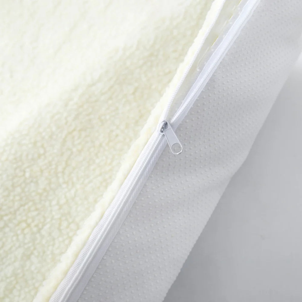 Self Heating Pet Bed Self-Warming Pet Blanket Pad Soft Washable Winter Warm Pet Thermal Mat Pad Beige