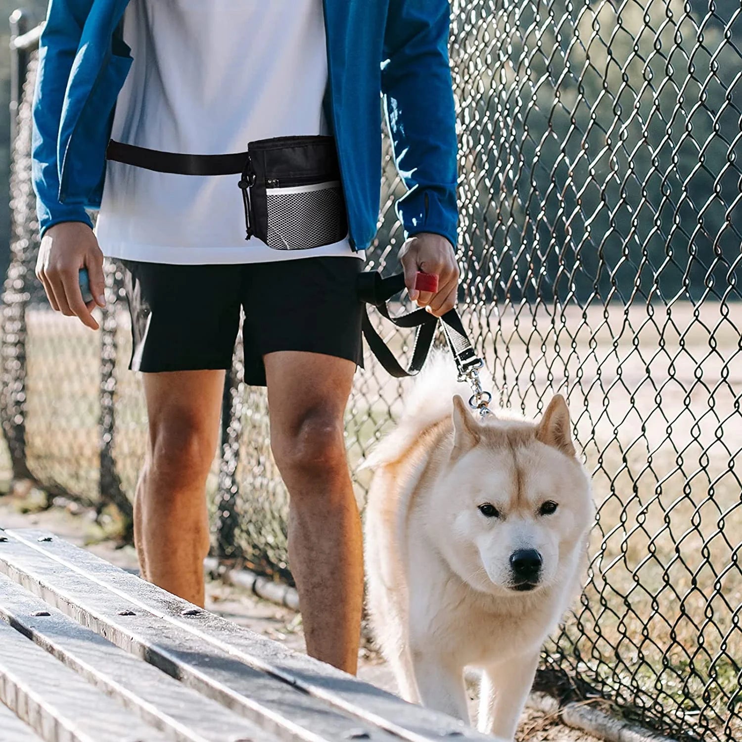 Drawstring Dog Treat Bag to Carry Pet Toys Food Poop Bag Pet Pouch Hands Free Training Waist Bag Pet Product